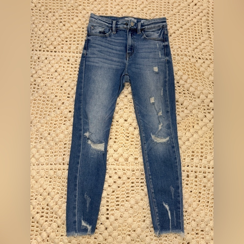 Kan  Can Distressed Blue Women's Jeans size 14